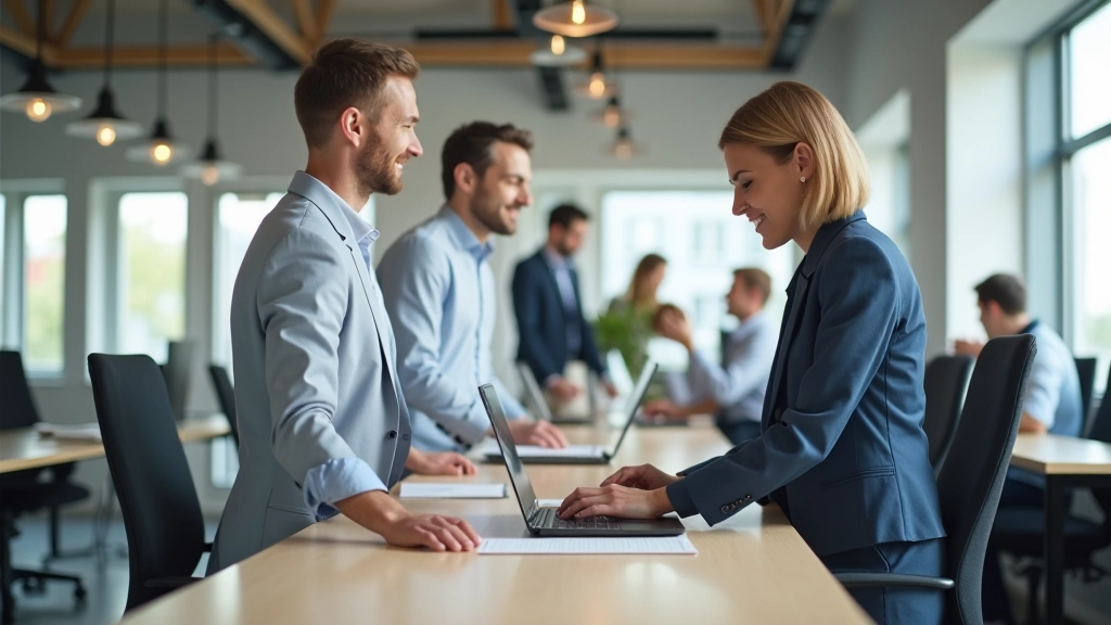 Duitse bedrijfscultuur, teamwerk in moderne werkplek